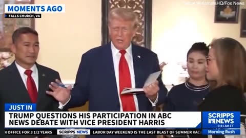 Harris campaign mocks Trump with chicken noises over not debating her