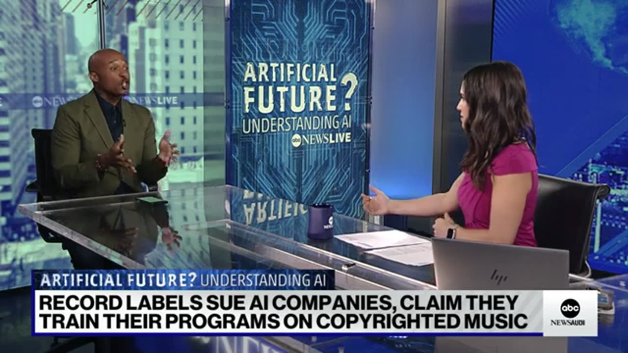 Record labels sue AI companies Suno and Udio, claiming copyright infringement ABC News