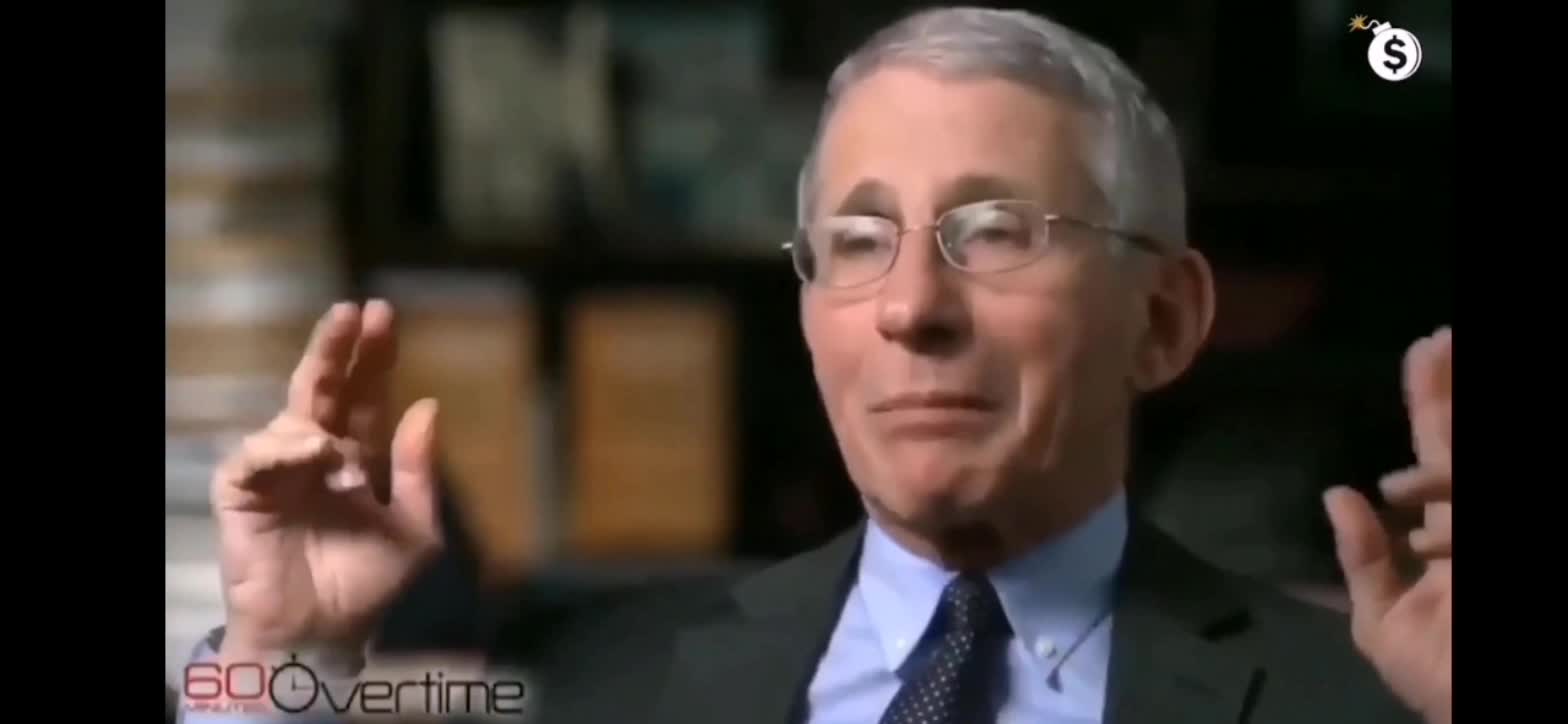 Dr. Fauci: Mask not needed...