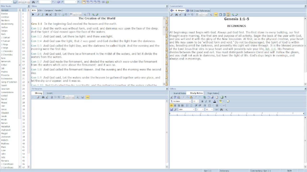 Bible Studies with Michael and Flo