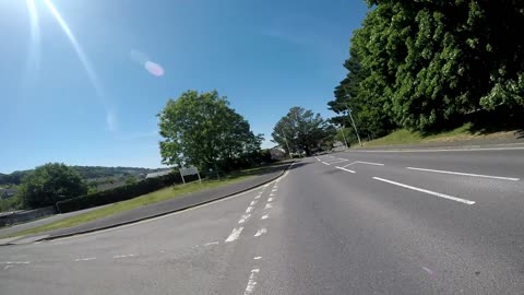 Saltram House to Plymstock . Ocean City cycle rides GoPro cycle .