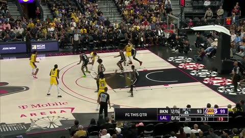 Los Angeles Lakers vs Brooklyn Nets Full Game ( Pre-Season )