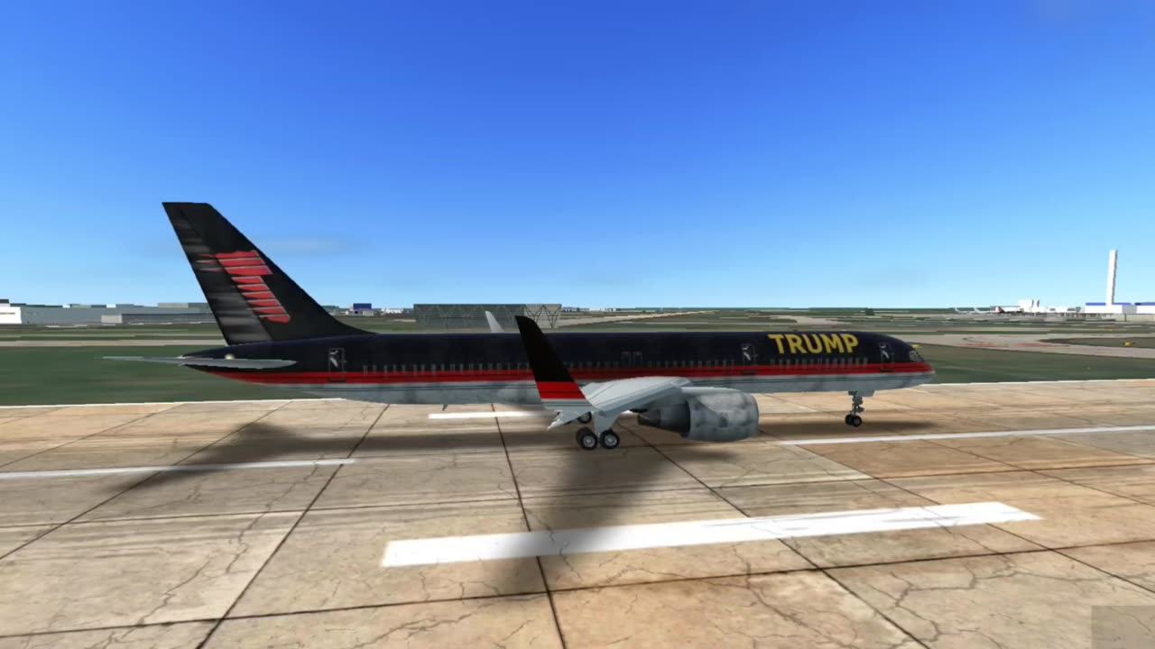 DONALD TRUMP PLANE