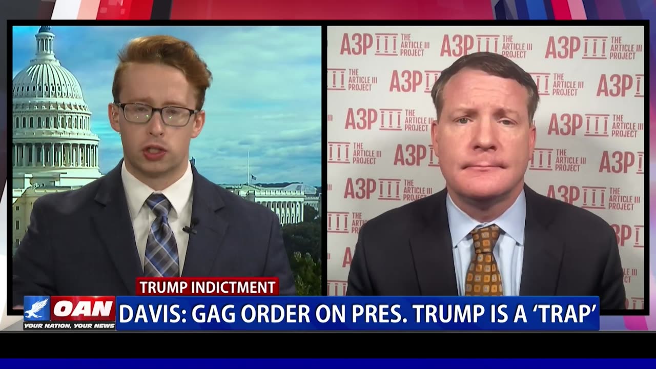 Davis: Gag Order On Pres. Trump Is A Trap