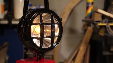 Vintage Mining Lantern and Battery Restoration --- AF invention