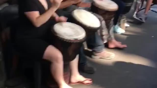 African drums sound authentically beautiful,