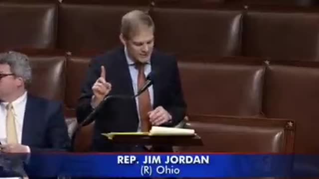 Jim Jordan telling it like it is