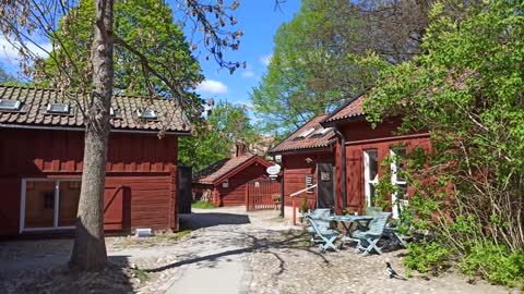 Skytteparken till Oskarstorget, via Wadköping, och Stadsparken. Örebro