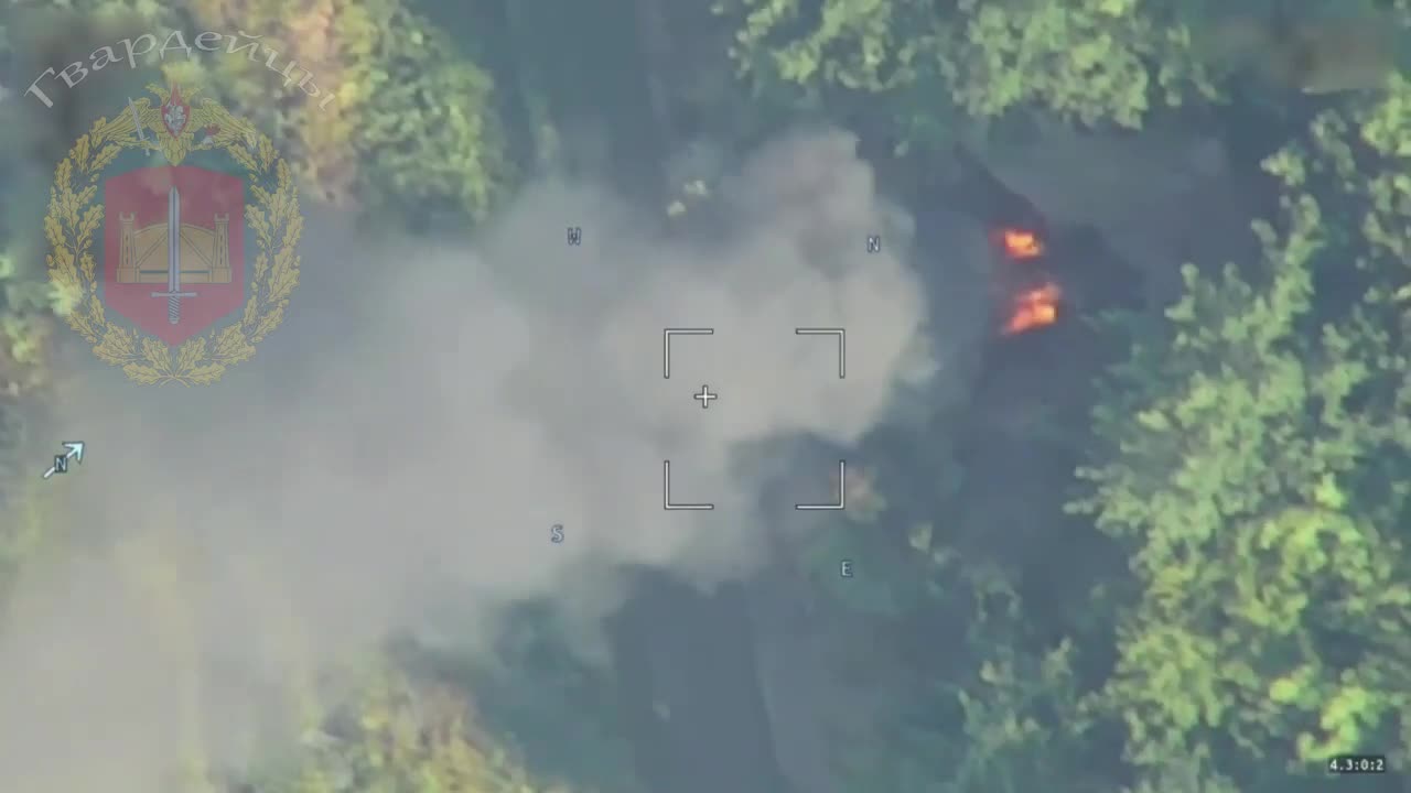 Russian Lancet hits a Ukrainian Armed Forces Howitzer in Orikhiv