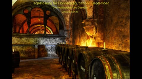Tageslosung für Donnerstag, den 22. September