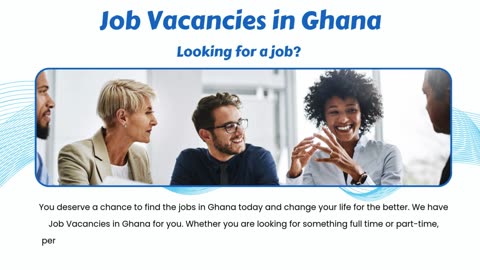 Current Vacancies in Ghana - Job Vacancies in Ghana