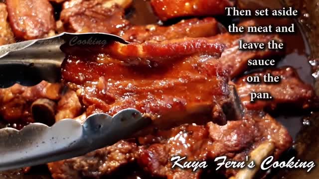 How to cook spicy pork ribs