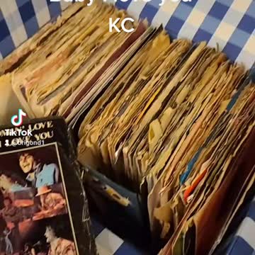 45 record vinyl collection given to me