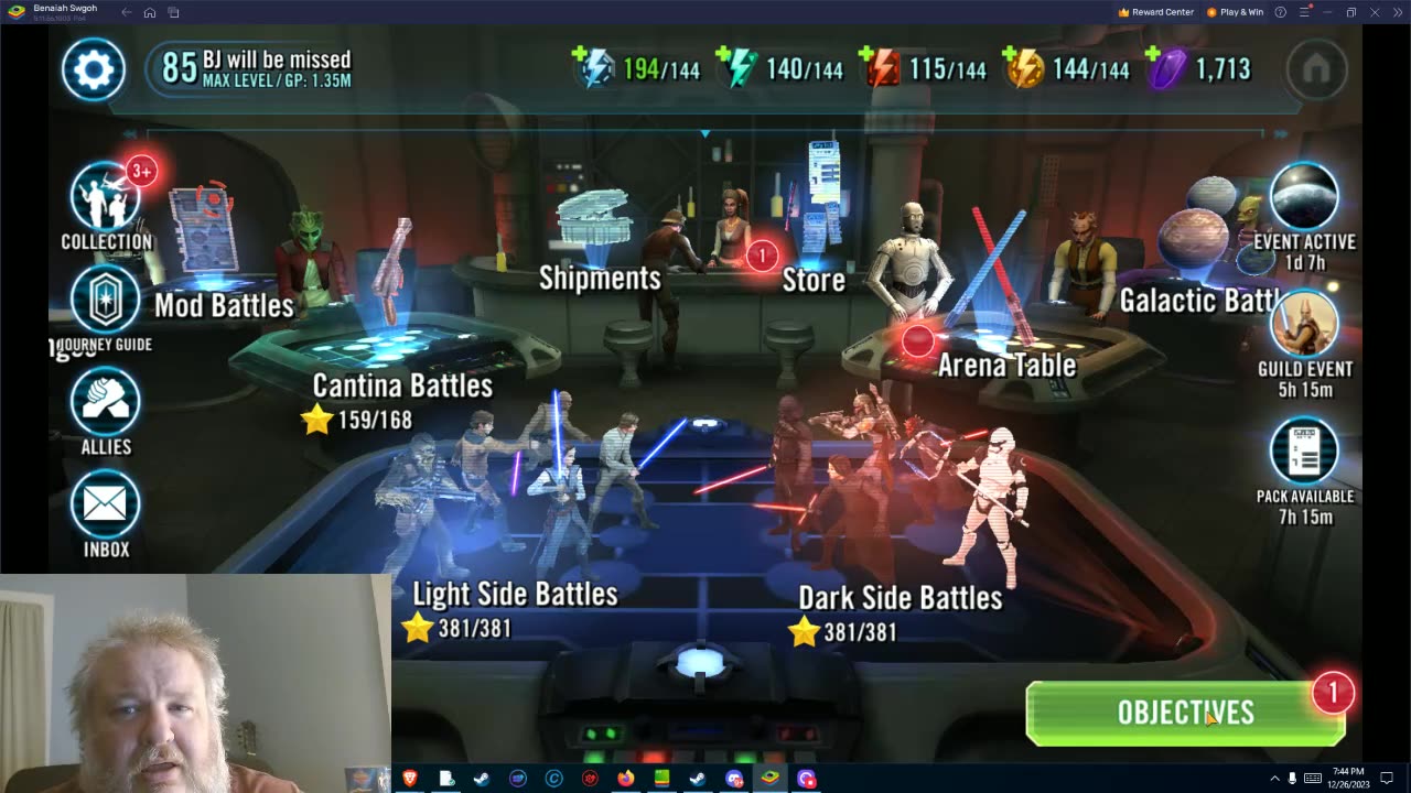 Star Wars Galaxy of Heroes F2P Day 232