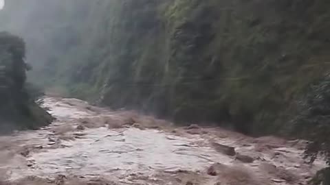 Heavy rain in Nepal