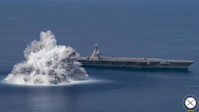 USS Gerald R. Ford Explosive Shock Trials