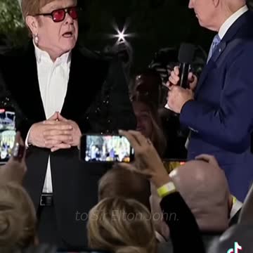 Elton John in tears at White eery house