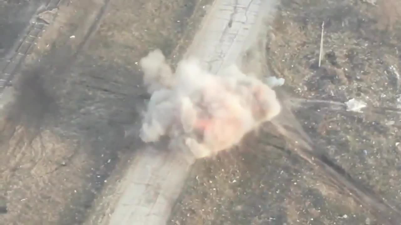 Russian Tank Destroyed In Luhansk