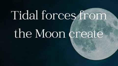 Moon tide #Moonfacts