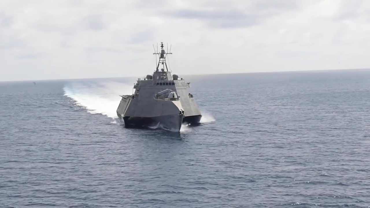 The USS Gabrielle Giffords Is On Patrol in the South China Sea