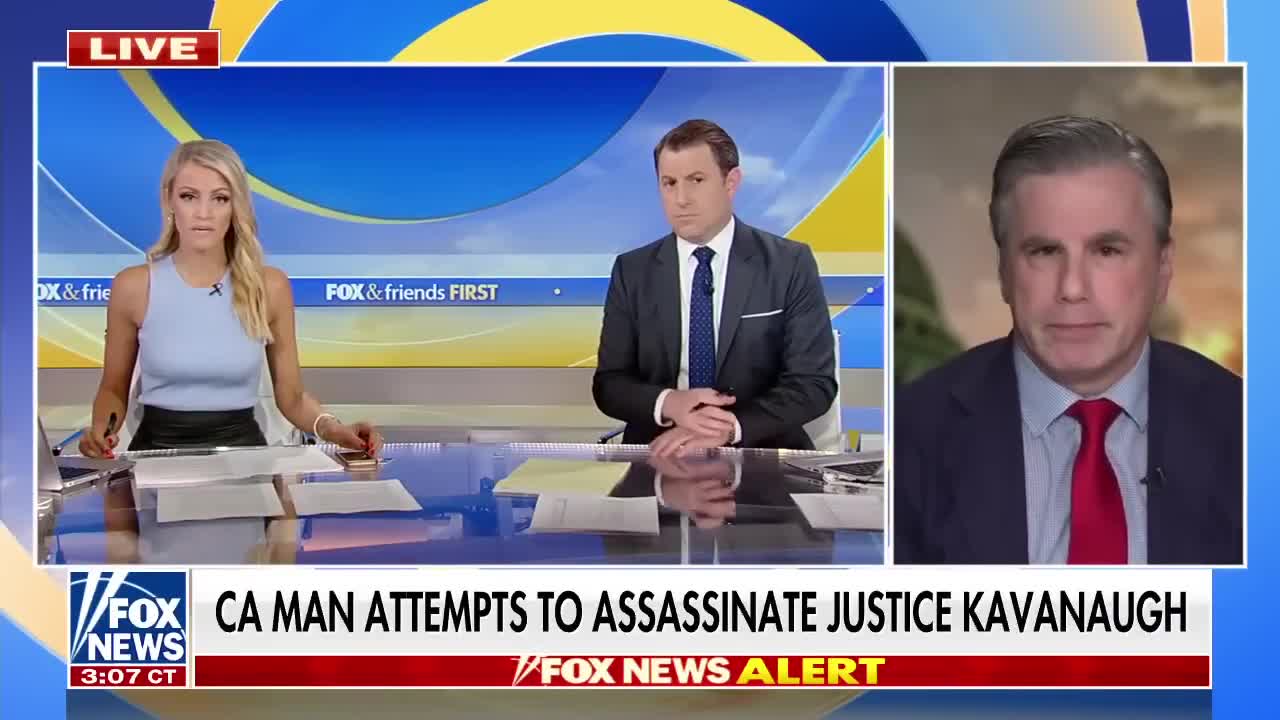Pro-choice activists swarm Kavanaugh's home after alleged murder attempt