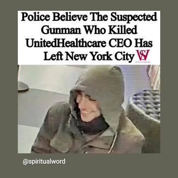 Brian Thompson killier has be showed by his face oh no busted 12/7/24