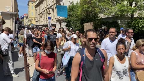 VAXX Protest, Nice France