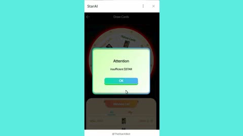 new mining mini app bot telegram starAI