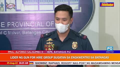 Lider ng gun-for-hire group sugatan sa engkwentro | TeleRadyo