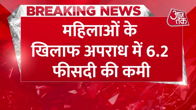 Breaking News- NCRB के आंकड़ों में UP को मिली राहत, महिलाओं और बच्चों के खिलाफ अपराध में आई कमी