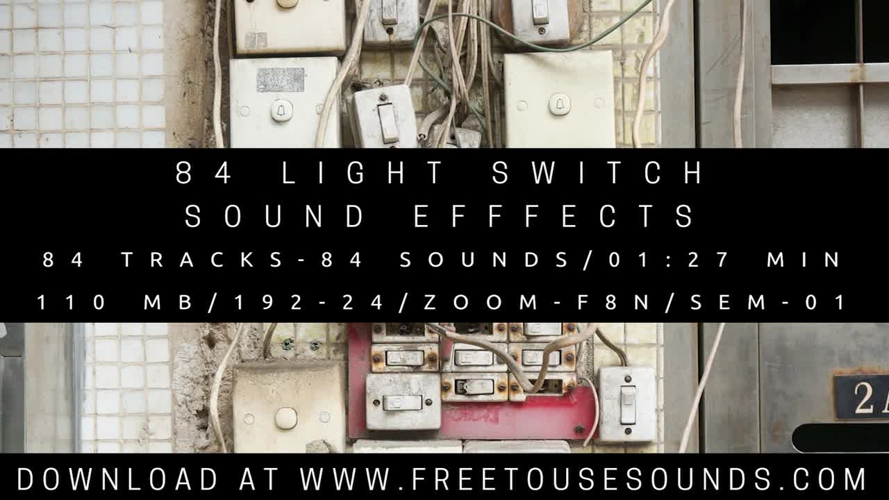 light switch sound effect copyright free