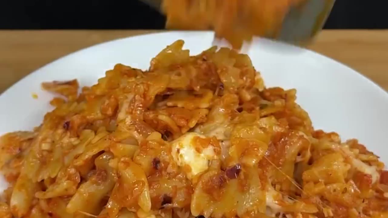 Cheesy Red Sauce Pasta ASMR Cooking #shorts #food #cooking #asmr #recipe #pasta #indianasmrworld