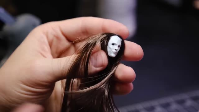 The Hair Of A Humanoid Model