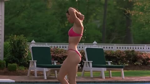 Jessica Biel - Pool Scene