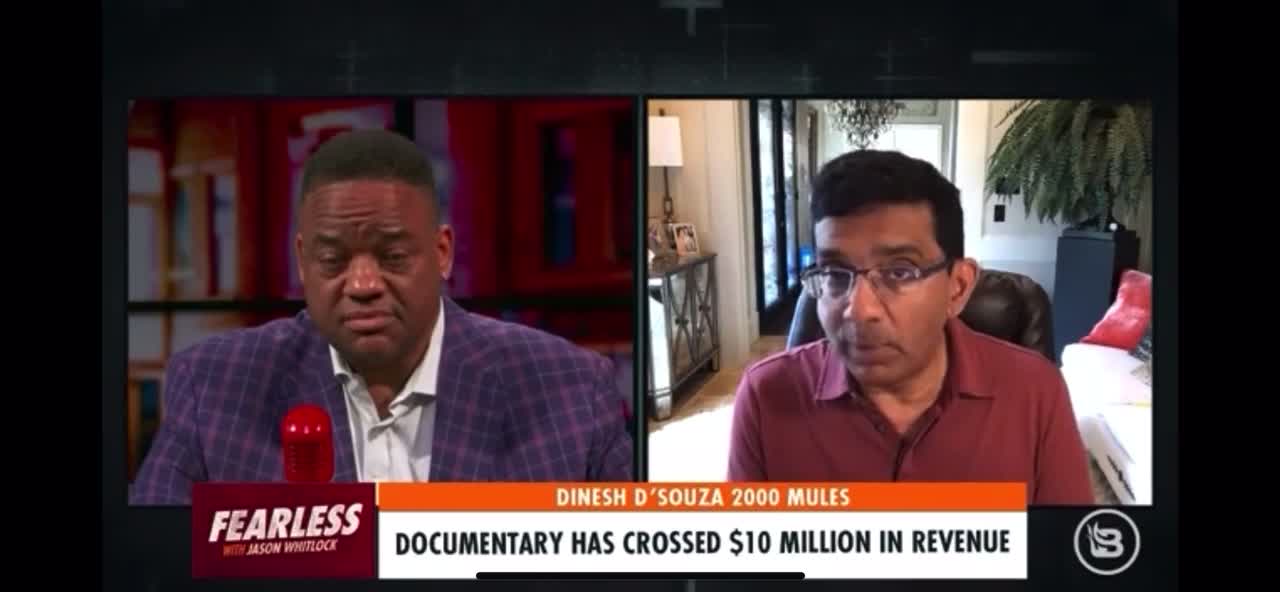 Jason Whitlock asks Dinesh D Souza if there will be arrests post the release of 2000 mules