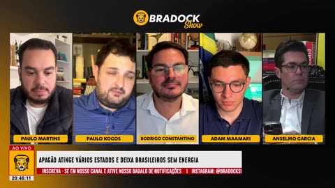 Bradock Show - 15/08/23 - Rodrigo Constantino, Paulo Kogos, Paulo Martins e Adam Maamari