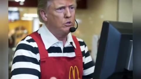 🤣 Trump McDonald’s parody 😆