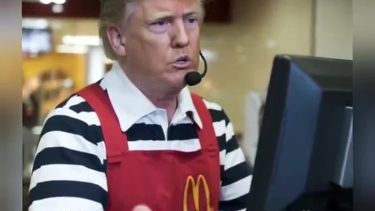 🤣 Trump McDonald’s parody 😆