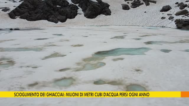 SCIOGLIMENTO DEI GHIACCIAI: MILIONI DI METRI CUBI D'ACQUA PERSI OGNI ANNO