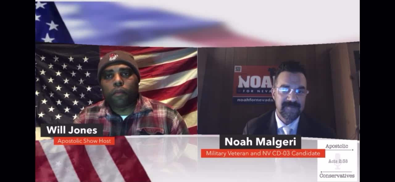 Clip of Ep. 326 Interview with Noah Malgeri candidate US Congress NV D03