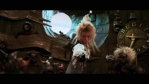 Jennifer Connelly David Bowie Labyrinth 1986 scene 2 Magic Dance remastered 4k