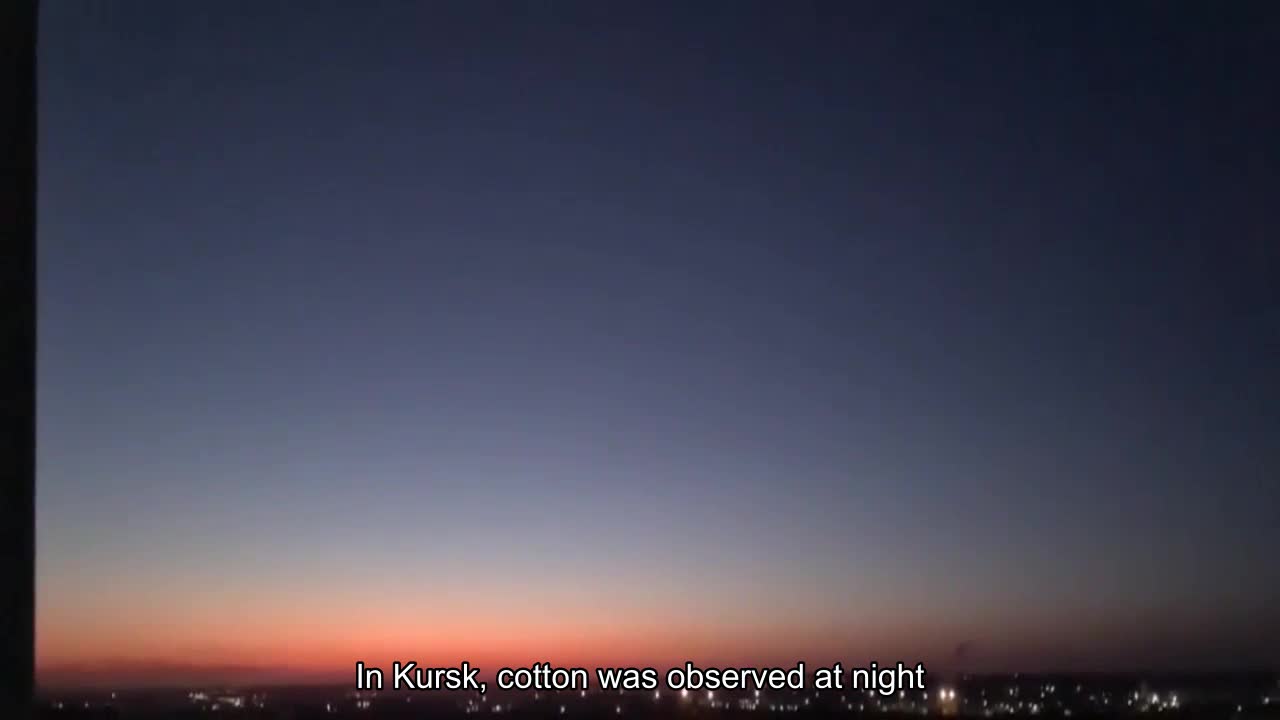 In Kursk, cotton was observed at night