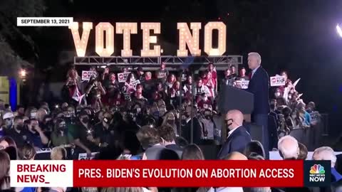 How Biden's Stance On Abortion Has Evolved Over 50 Years