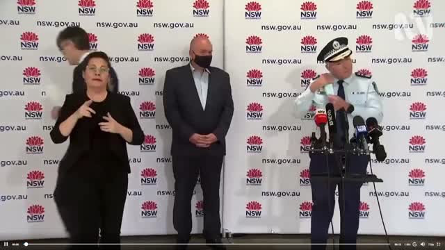 Man shouts "Nuremberg Code 2.0" at another Covid theater exercise in Australia.