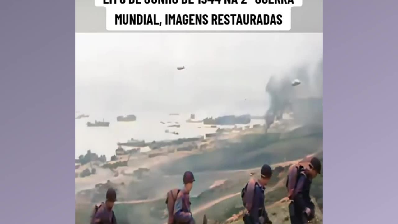 Real Images of D-DAY in Color - Operation Overload - June 6, 1944