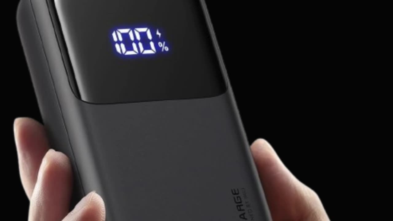 INIU Power Bank, 100W 25000mAh Portable Charger Fast Charging USB C Input & Output £29.99 w/voucher