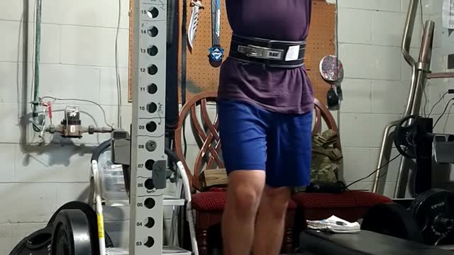 Overhead press 175 x 1 rep b