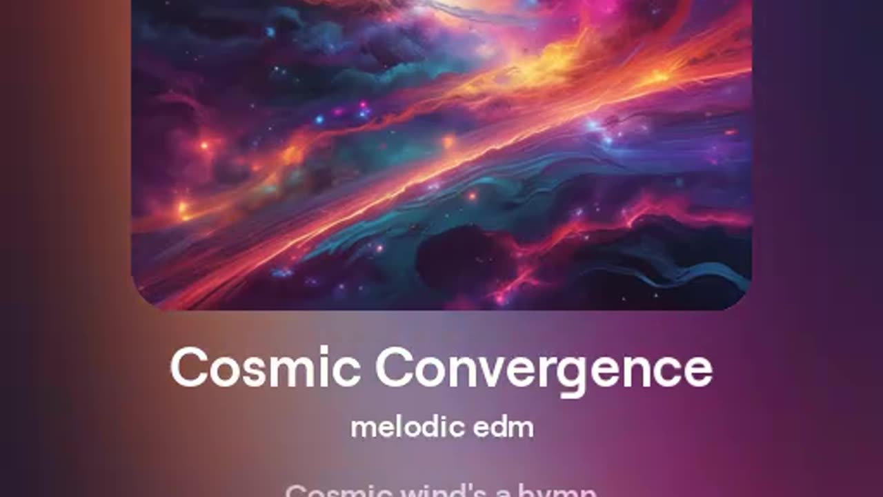 Cosmic Convergence Official lyric video by puppyloldog