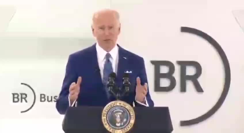 No Joe Biden, we're going to destroy the New world order