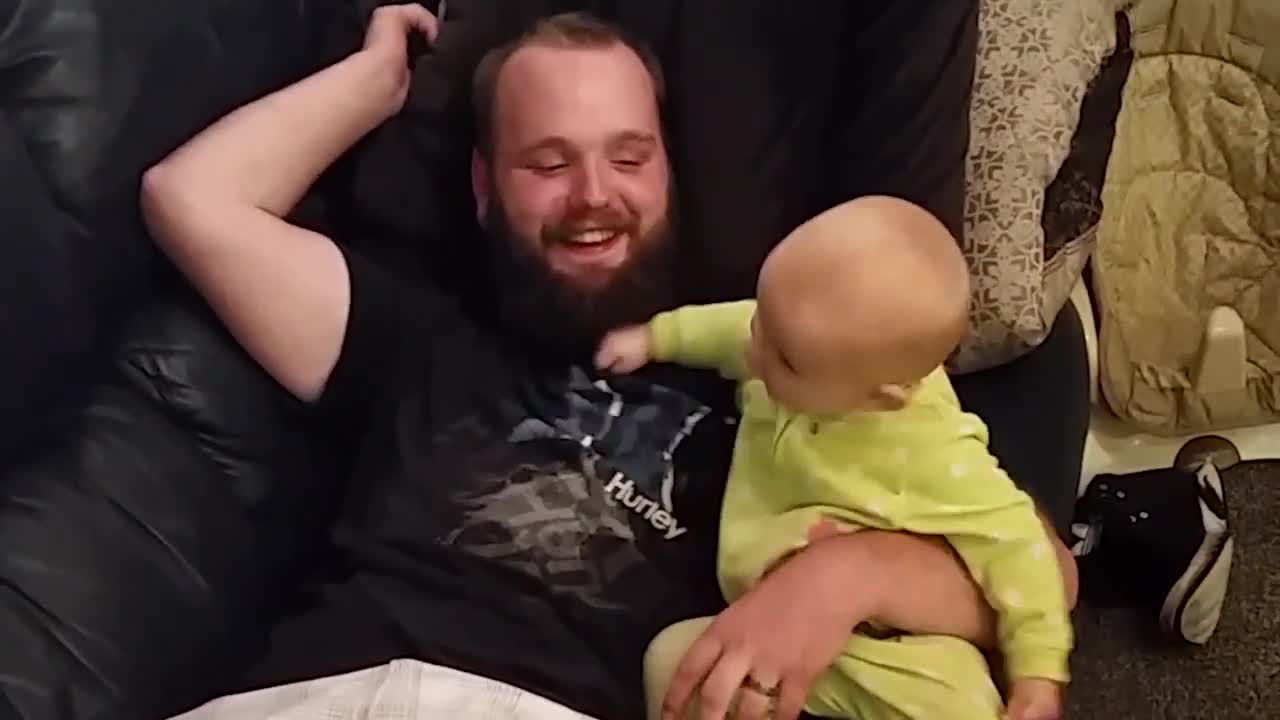 Baby And Sweet Father